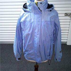 Light blue amni tech Columbia Jacket